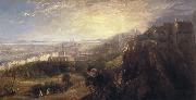 David Octavius Hill A View of Edinburgh from North of the Castle USA oil painting artist